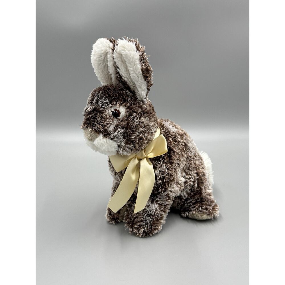 Princess Soft Toys Frosted Brown Bunny Rabbit Plush Cocoa Borders Exclusive 8”
